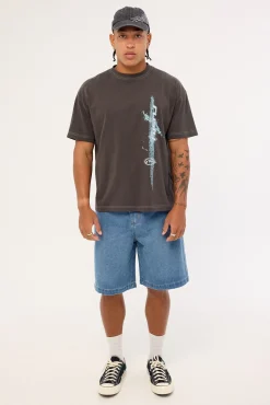 Morning Glory Tee Coal