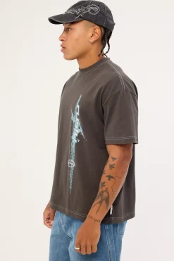 Morning Glory Tee Coal