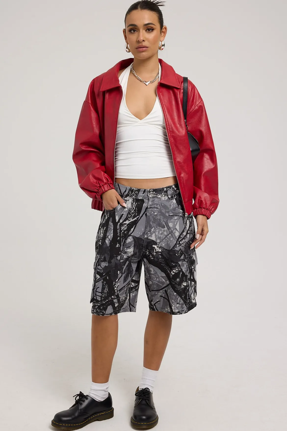 Mortal Camo Jorts Grey Camo