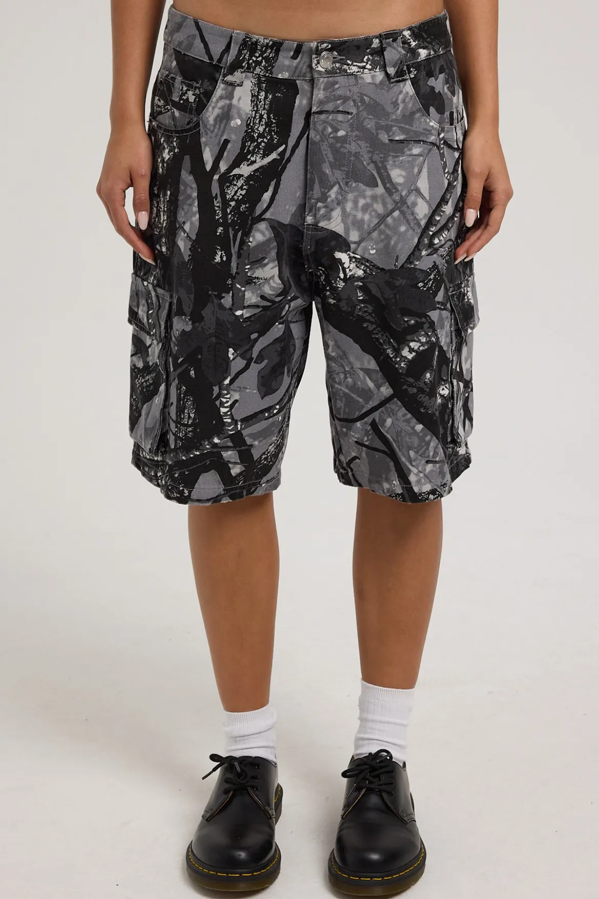 Mortal Camo Jorts Grey Camo