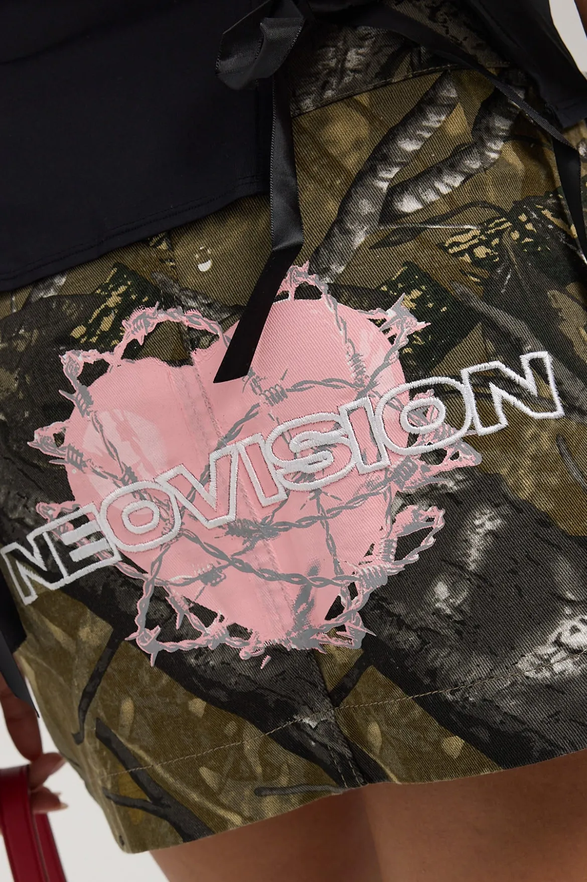 Mortal Camo Mini Skirt Camo