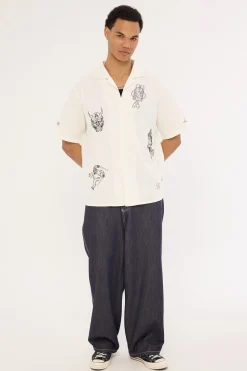 Mosaic Resort Shirt Off White