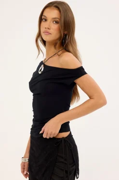 Motel Douma Top Black
