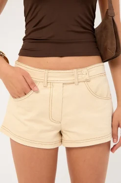 Motel Jirlen Short Cord Ivory