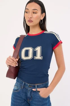 Motel Salda Top Navy