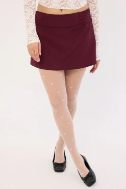 Motif Knee High Stockings White