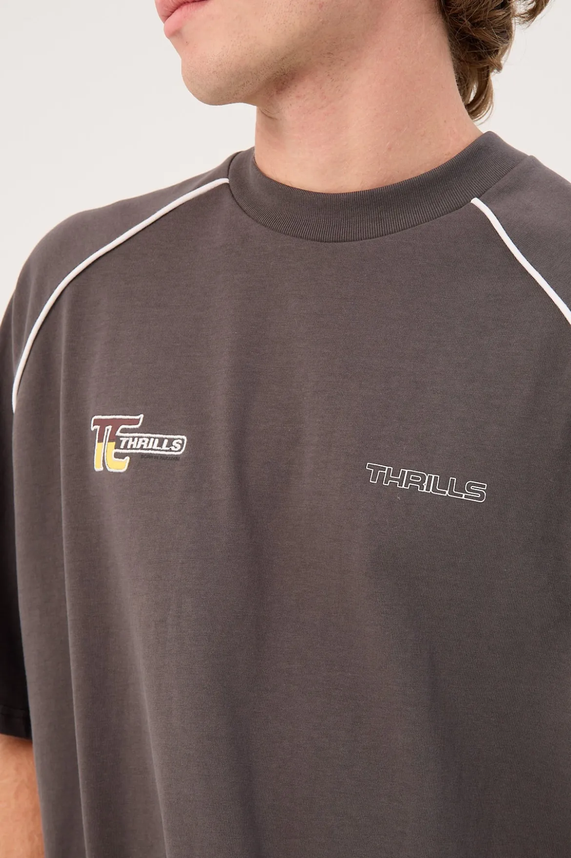 Motion Box Fit Oversize Tee Merch Black