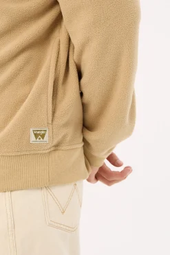 Mountains Polar Fleece Brown Sand