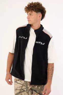 Mr. Fresh Polar Fleece Vest Black