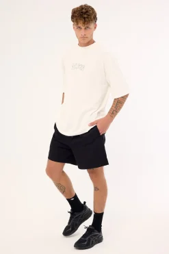 Mural Elastic Waist Short Black