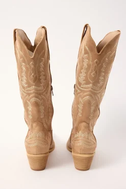 Mustang Mocha Faux Suede