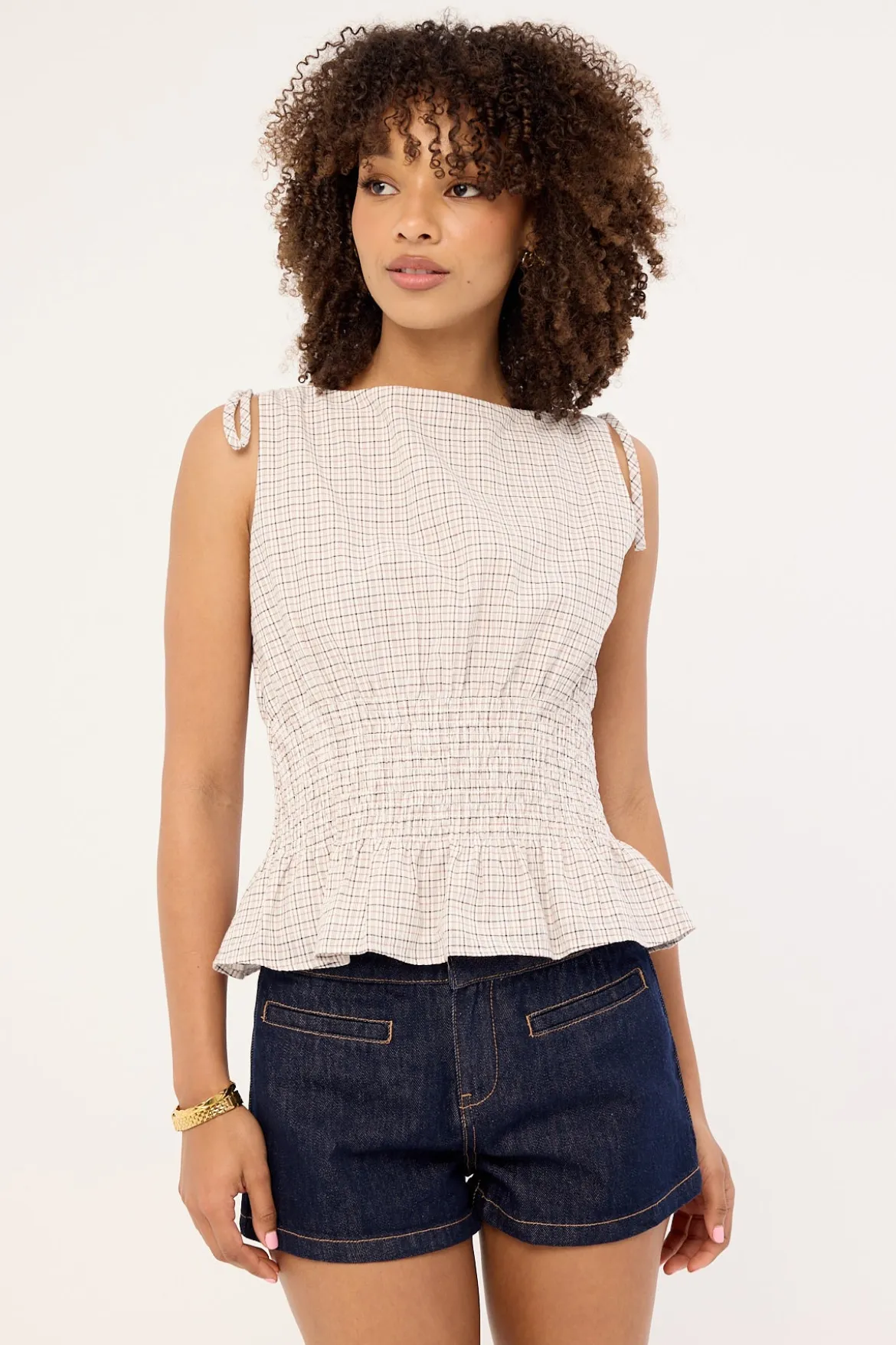 Myra Low Rise Denim Short Dark Blue Denim