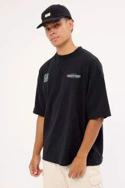 Mythos Heavyweight Easy Tee Black