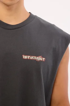 Naga Boxcar Muscle Tee Dark Slate