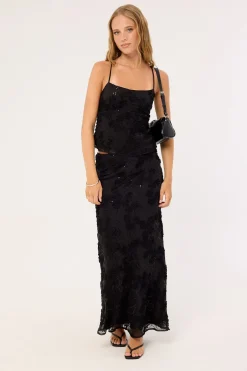 Nala Maxi Skirt Black