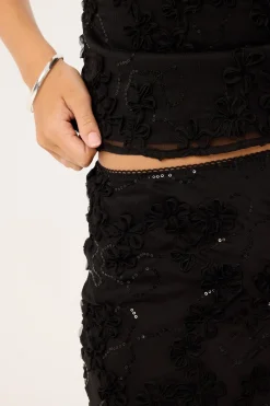 Nala Maxi Skirt Black