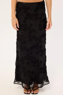 Nala Maxi Skirt Black