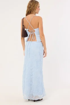 Nala Maxi Skirt Blue