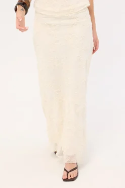 Nala Maxi Skirt Cream