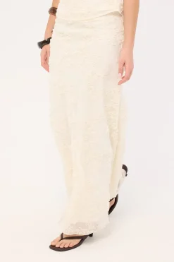Nala Maxi Skirt Cream