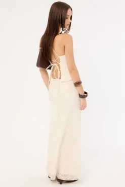 Nala Maxi Skirt Cream
