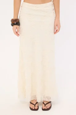 Nala Maxi Skirt Cream