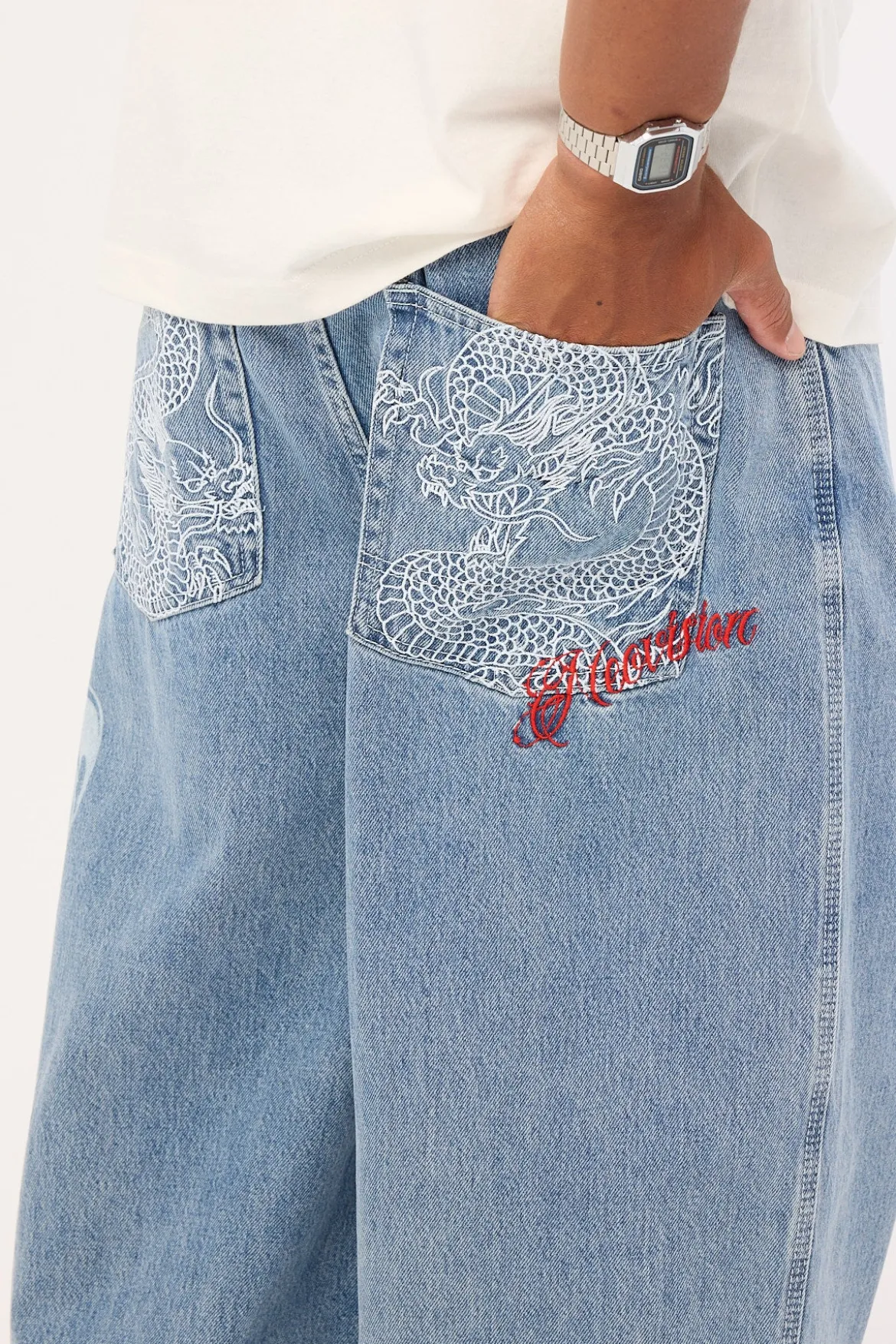 Nami Behemoth Super Baggy Jean Ash Blue