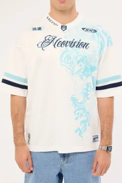 Nami V Neck Jersey White