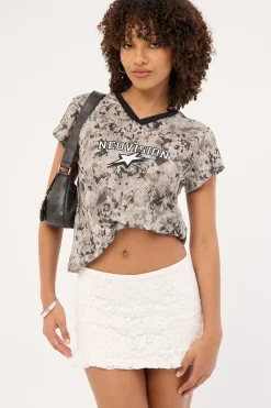 Nani Lace Mini Skirt White