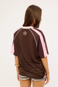 Naples Contrast Oversize Sports Jersey Nutshell