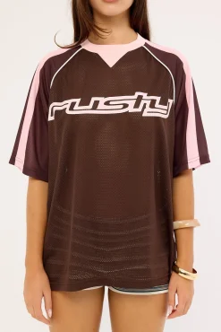 Naples Contrast Oversize Sports Jersey Nutshell