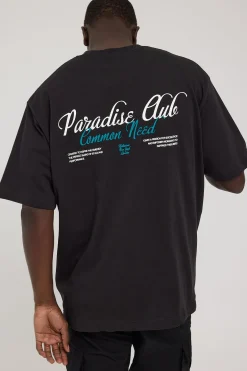 Neat Boxy Tee Night Black