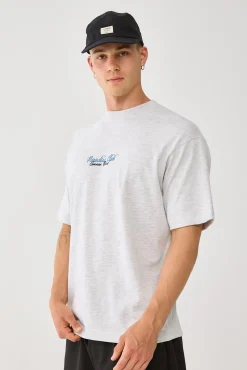 Neat Heavyweight Boxy Tee Snow Marle