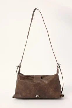 Nebulous Buckle Slouch Bag Washed Brown