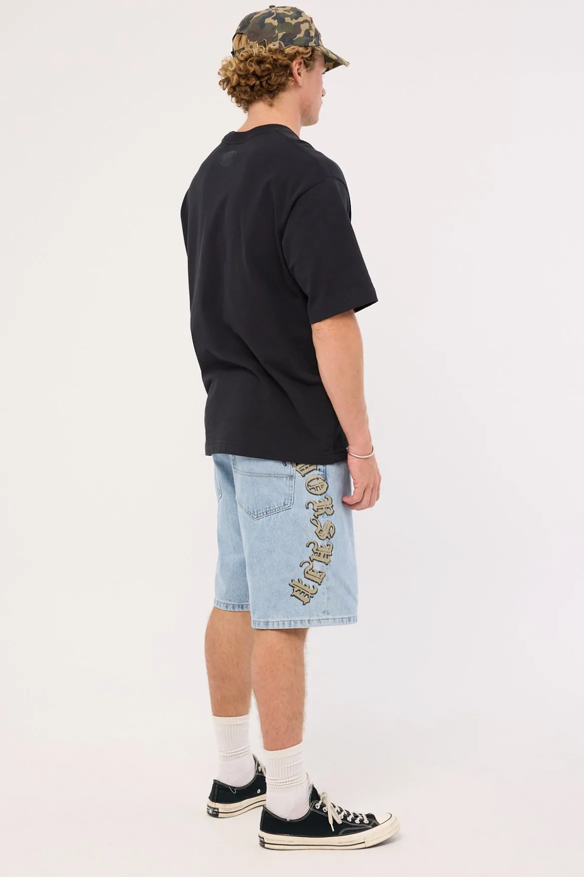 Ned Big Dawg Jean Short Worship Worn Blue