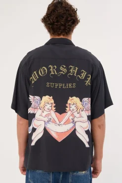 Ned Short Sleeve Shirt Black