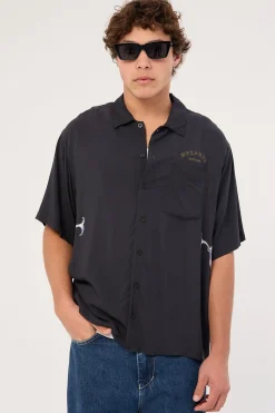 Ned Short Sleeve Shirt Black