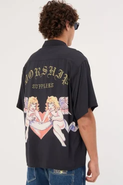 Ned Short Sleeve Shirt Black