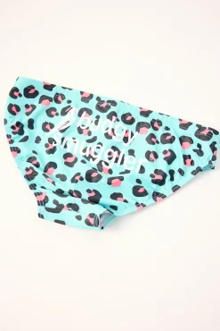 Neon Leopard Budgy Smuggler Teal