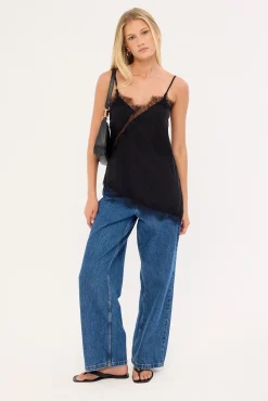 New Romance Lace Cami Black