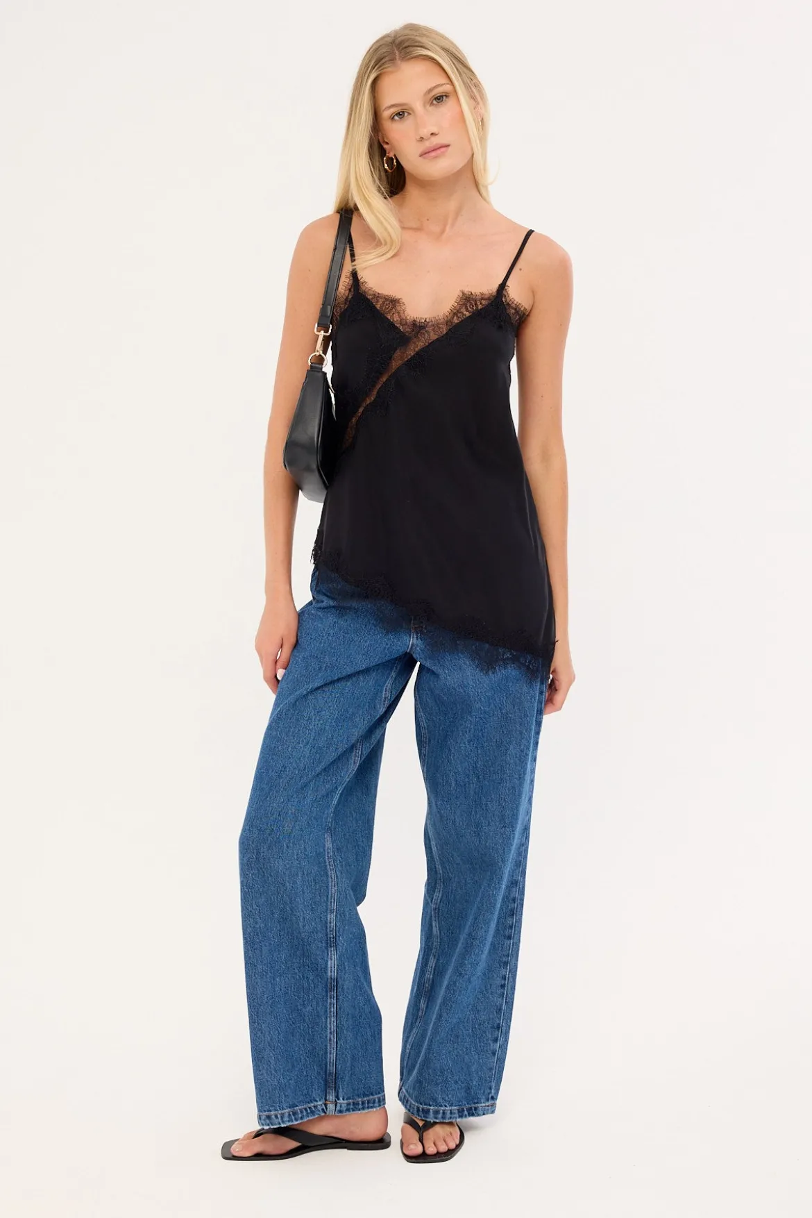 New Romance Lace Cami Black