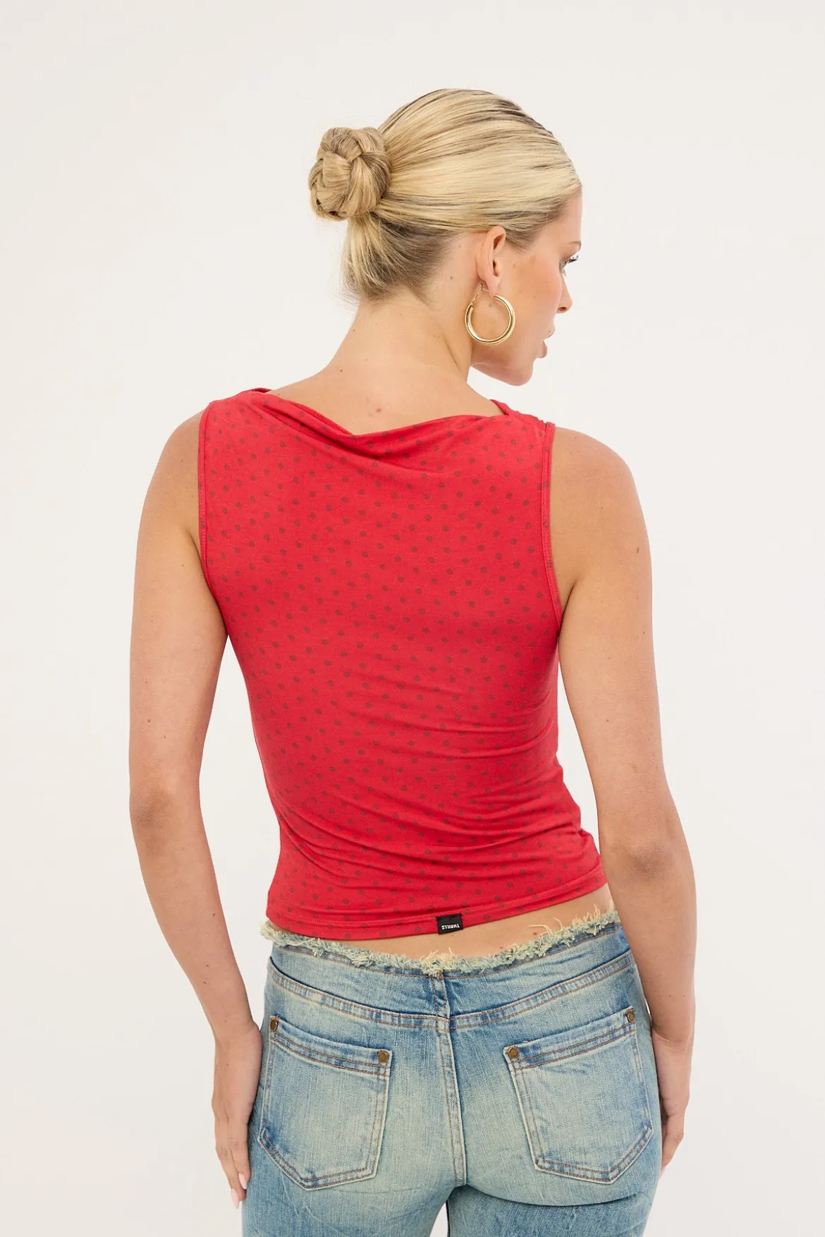 New Romance Tank Red Polka Dot