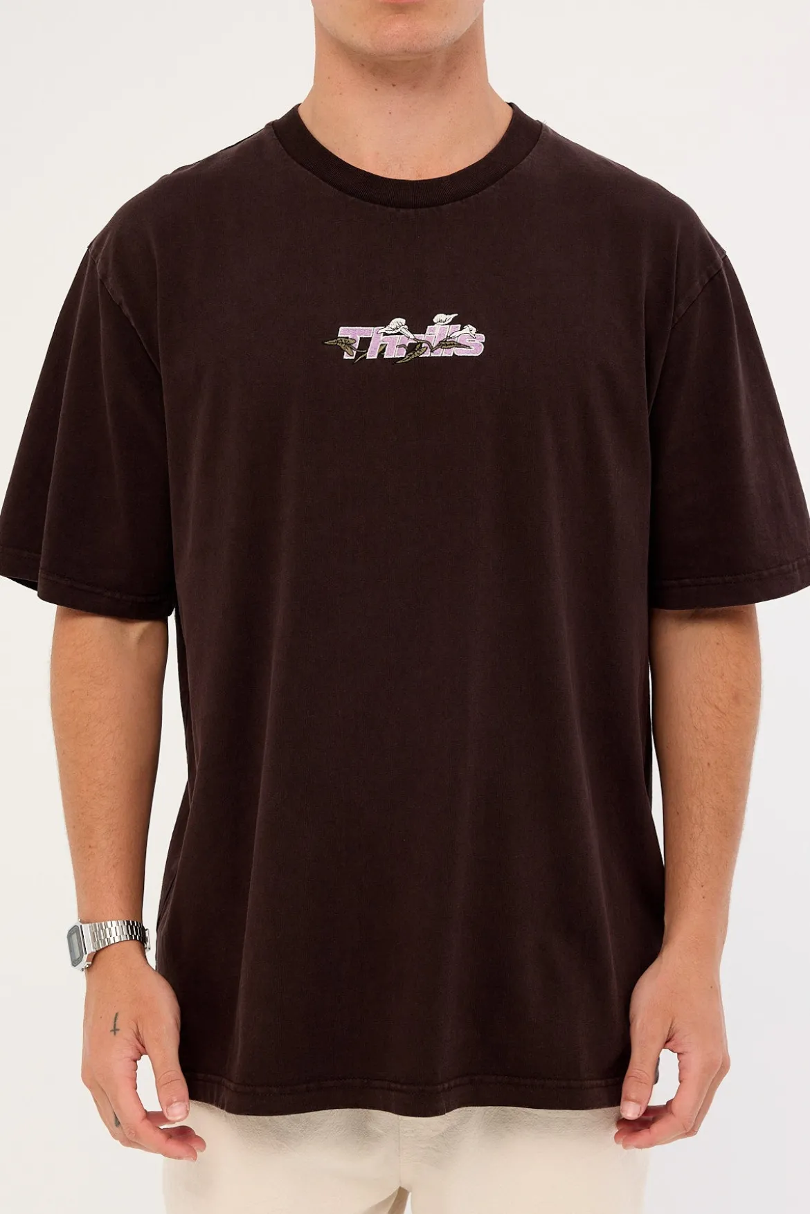 Next Phase Oversize Fit Tee Black Coffee