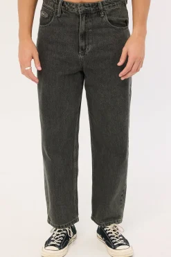 Nightshade Big Slacker Jean Seaglass Black Overdye