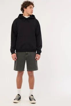 Nightshade Mid Slacker Denim Short Seaglass Black Overdye