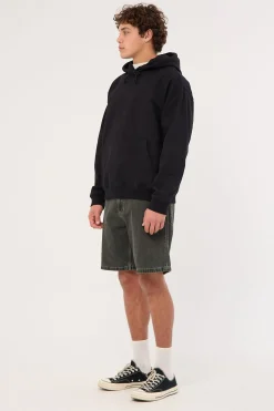 Nightshade Mid Slacker Denim Short Seaglass Black Overdye