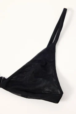 Nixie Mesh Bralette Black