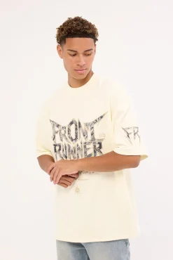 No Mercy Tee Vanilla