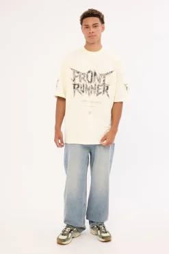 No Mercy Tee Vanilla
