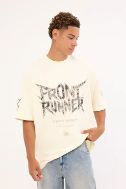 No Mercy Tee Vanilla